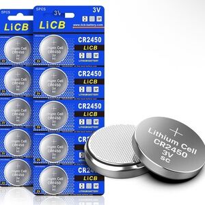 Licb 10 Pack Cr2450 Battery 3V Lithium Cr 2450
Brand New